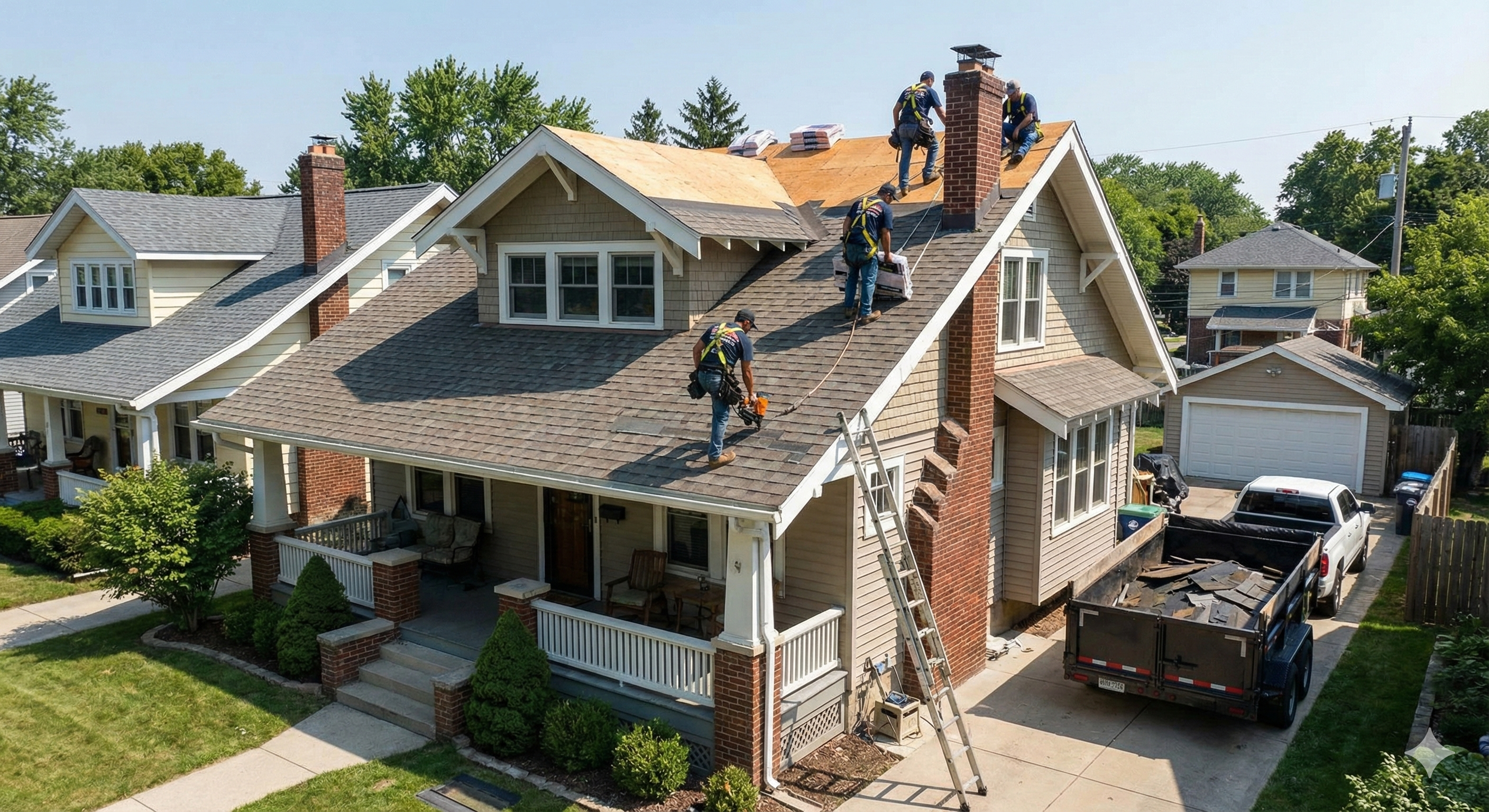 skilled residential roof installation by Roofer Solutions